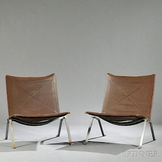 Pair of Poul Kjaerholm (1929-1980) PK22 Chairs