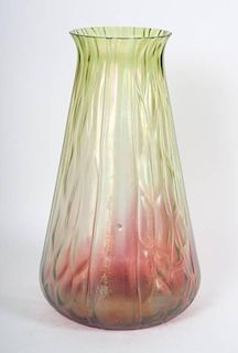 German iridescent art glass vase