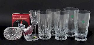 14 Waterford and Galway crystal articles