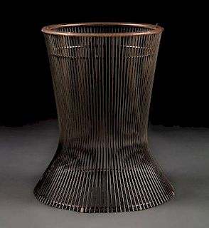 Warren Platner designed chrome wire table base