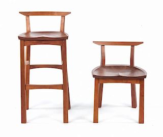 Thomas Moser bar stool and chair