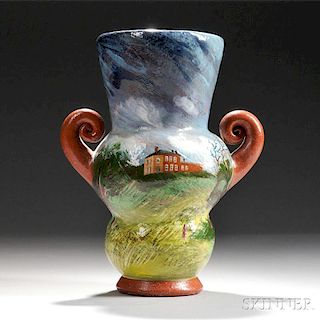 Linda Huey (American, b. 1947) Decorated Vase