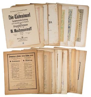 EARLY RUSSIAN PUBLICATIONS OF SERGEY RACHMANINOVS WORKS