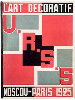 [DECORATIVE AND INDUSTRIAL ART OF THE USSR] WITH ORIGINAL CONSTRUCTIVIST WRAPPERS DESIGNED BY ALEKSANDR RODCHENKO