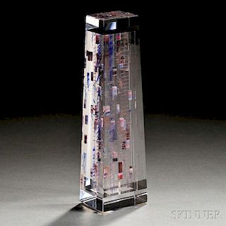 Jon Kuhn (American, b. 1949) Art Glass Sculpture