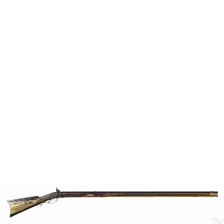 Virginia full stock percussion long rifle, approximately .45 caliber, possibly Alexander McGilvray