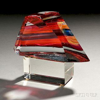 Harvey Littleton (American, 1922-2013) Art Glass Sculpture