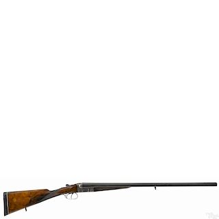 Francotte Knockabout side by side shotgun, 16 gauge, with double triggers, 28'' barrels