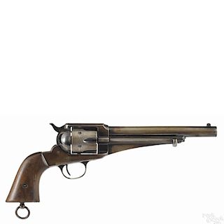 Remington model 1875 single action Army revolver, .44 Remington caliber, with an ejection rod