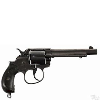 Colt US model 1902 (Philippine/Alaskan) double action revolver, .45 LC caliber, 6'' round barrel.