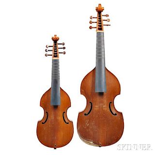 Two Violas da Gamba, Treble and Alto, c. 1960