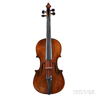 German Violin, Johann Mahlke, Berlin, 1892