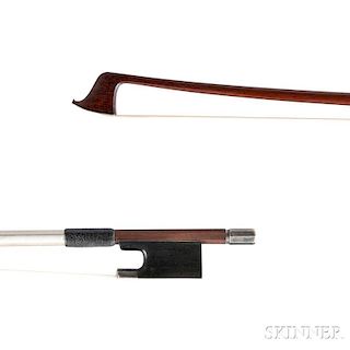 Silver-mounted Violin Bow, Attributed to the Tubbs Family