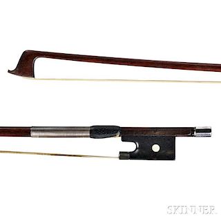 English Silver-mounted Violin Bow