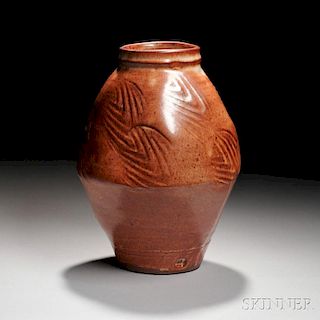 Warren Mackenzie (American, b. 1924) Studio Pottery Vase