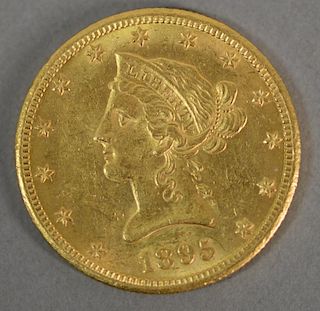 1895 O $10. Liberty gold coin.