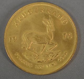 African Krugerrand .999 fine, gold coin, 1oz.