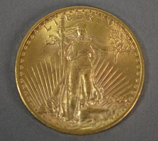 1920 $20. St. Gaudens gold coin.