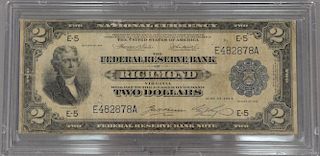 The Famous Two Dollar Battleship Note, May 18, 1914, E482878A.