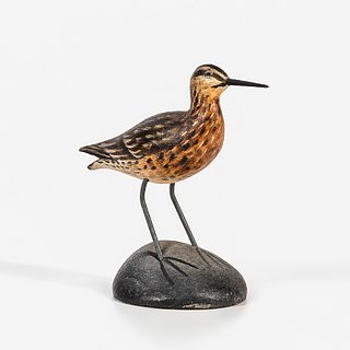 Carved and Painted Miniature Dowitcher