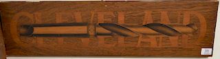 Cleveland Drill Bits inlaid architectural sign