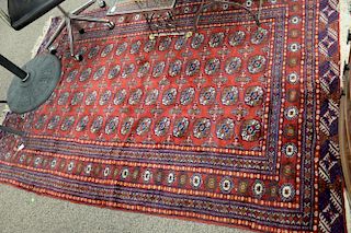 Bokhara Oriental scatter rug, 5'4" x 8'.
