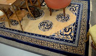 Chinese Oriental carpet, 6'4" x 9'4".