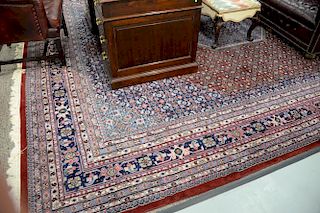 Bidjar Oriental carpet, 12'4" x 15'.