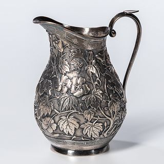 Small Chinese Export Silver Pitcher