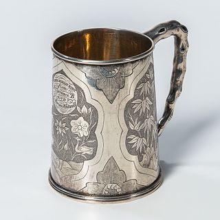 Small Chinese Export Silver Mug
