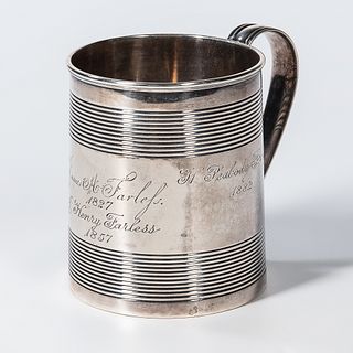 Engraved Sterling Silver Mug