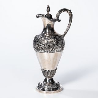Chinese Export Silver Ewer