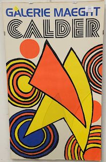 Two posters including Alexander Calder Galerie Maeght lithograph and Joetex Soul poster