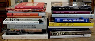 Lot of twenty coffee table books to include Great Smaller Museums of Europe by James Starton, Vermeer by Blankert Montias, & Aillard...