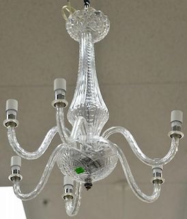 Waterford crystal chandelier marked Waterford, ht