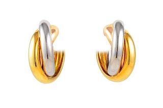 Cartier Trinity Hoop Earrings