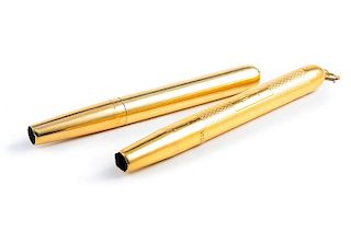 Pair of Cartier Gold Pencils