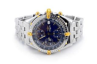 Breitling Stainless Steel Gold Men's Watch