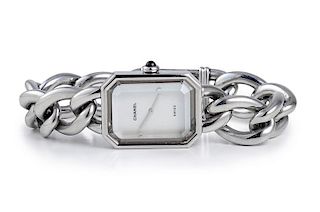Chanel Stainless Steel Ladies' Watch With Mother of Pearl Dial