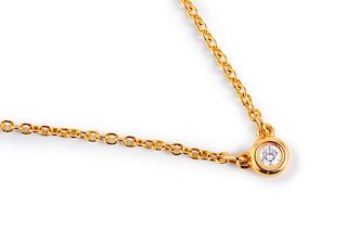 Tiffany Diamond Pendant Necklace