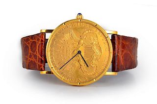 Corum Gold Twenty-Dollar Men's Watch