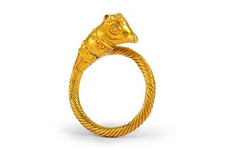 Lalaounis Gold Mythical Animal Ring