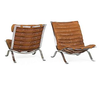 ARNE NORELL; ANEBY Pair of lounge chairs