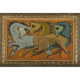 FREDERIC WEINBERG Painting of three horses