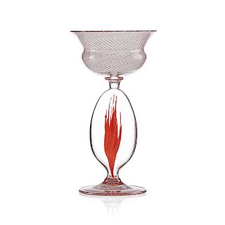 LINO TAGLIAPIETRA Glass goblet