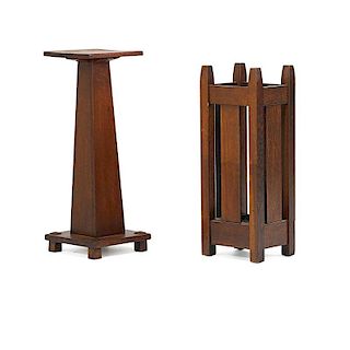 STICKLEY BROTHERS Pedestal and umbrella stand