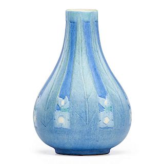 SADIE IRVINE; NEWCOMB COLLEGE Vase with spiderwort