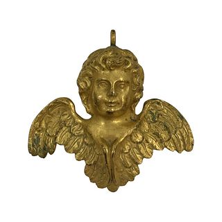Antique Angel Bronze Figure