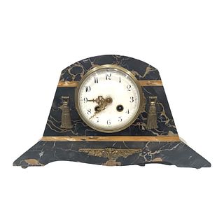 Deco Portoro Marble Clock - Orologio Deco In Marble