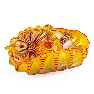 DALE CHIHULY Four-piece Seaform Set